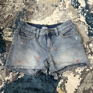 Old Navy Shorts with pink flowers